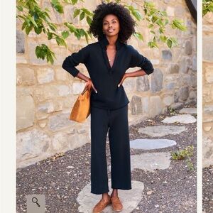 Frank and Eileen Carmel Set Navy size small